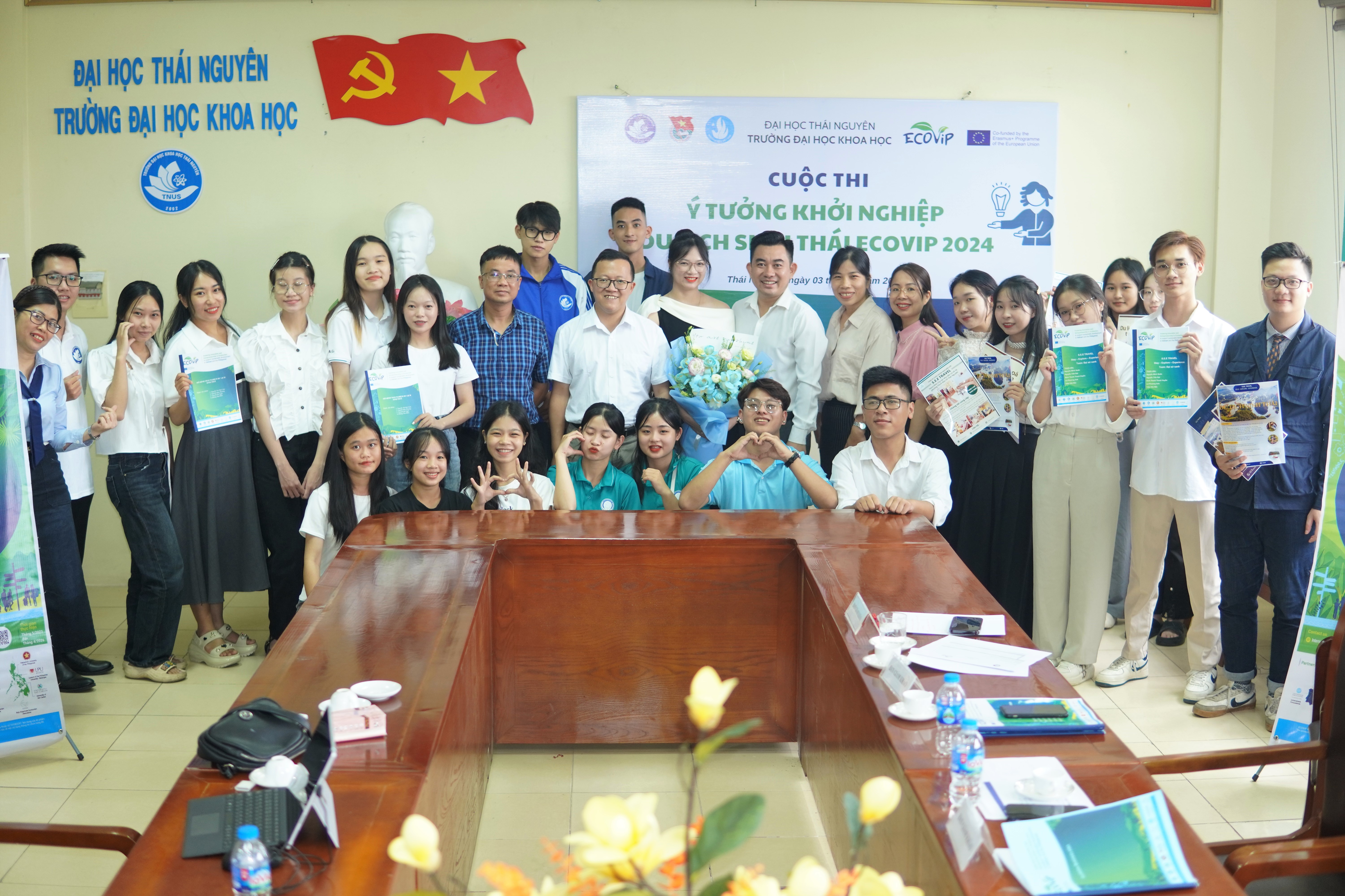 Students posing for a picture