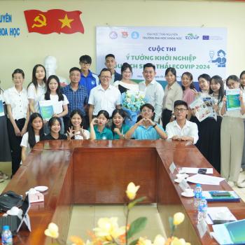 Students posing for a picture